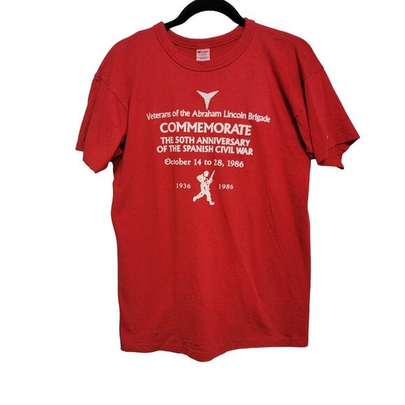 VTG Tee 1986 Spanish War Commemorative T Shirt - Picture 1 of 8